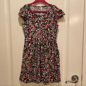 Boutique Floral Print Dress (Pockets)